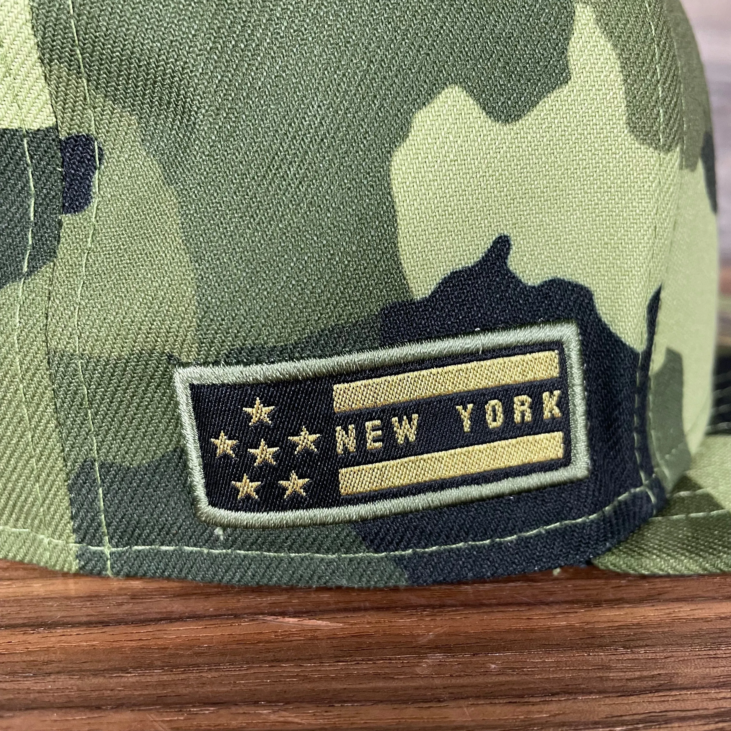 New York Yankees 2022 Armed Forces Day / Memorial Day Side Patch 59Fifty Fitted Cap | Camo