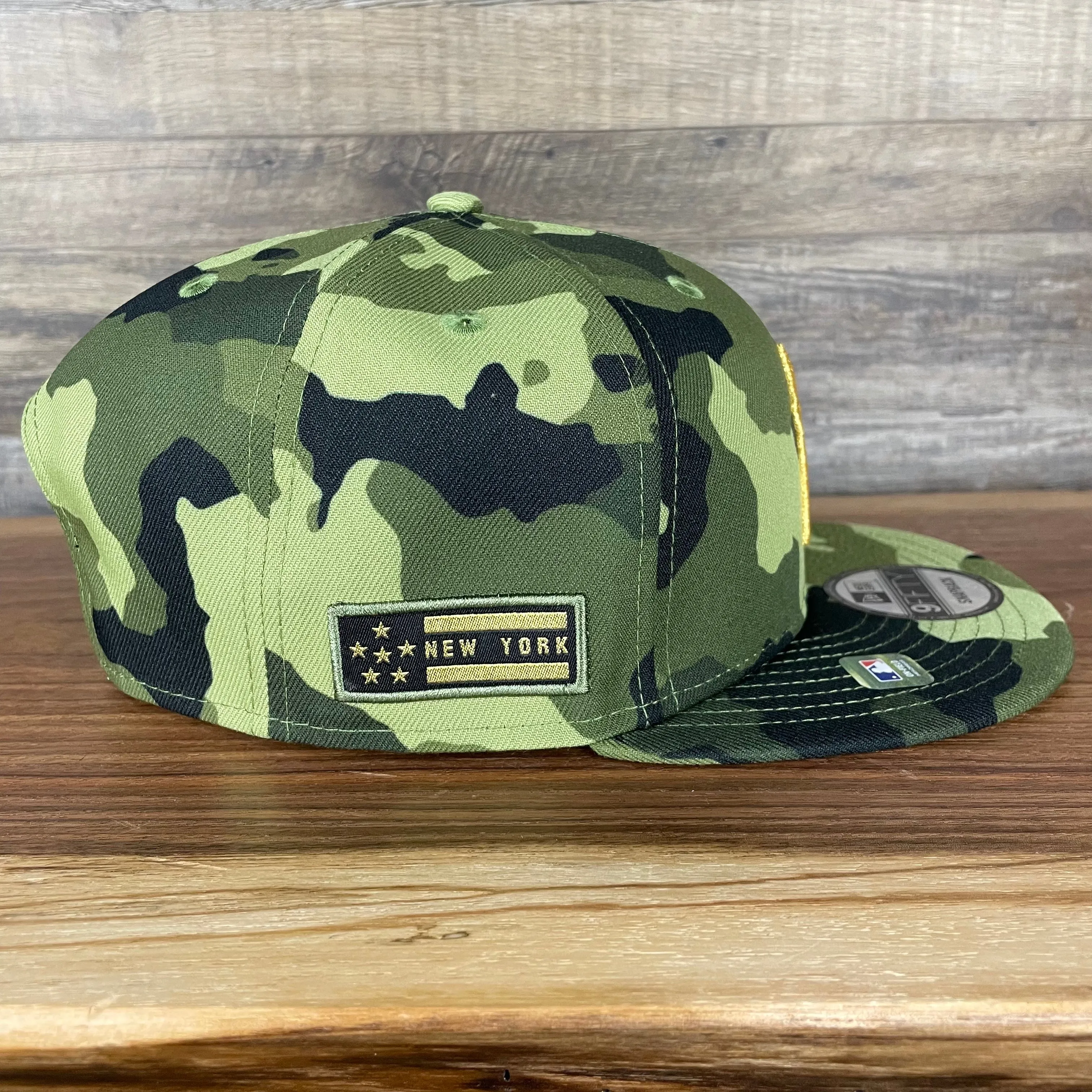 New York Yankees 2022 Armed Forces Day / Memorial Day Side Patch 9Fifty Snapback | Camo