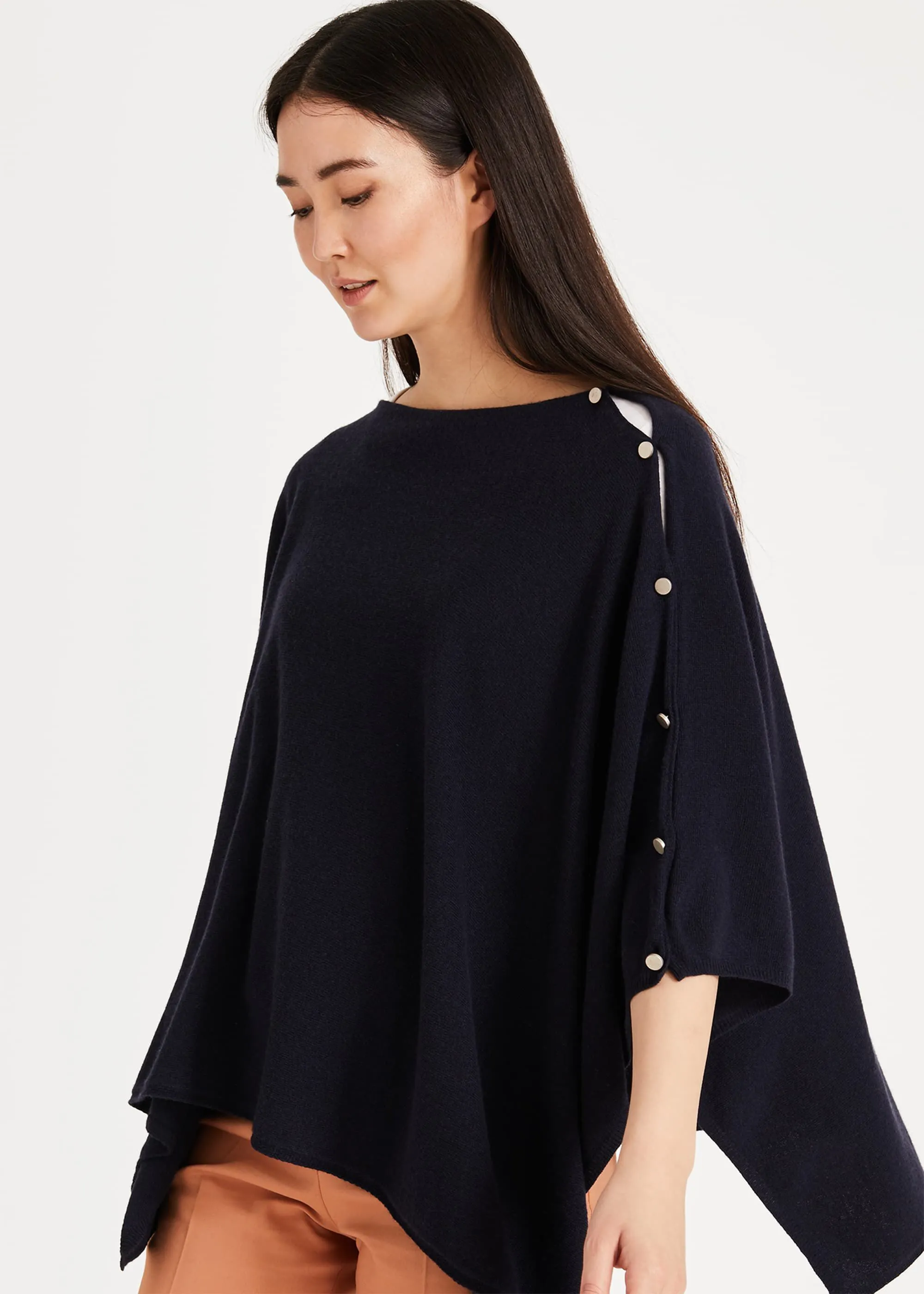 Noa Cashmere Blend Poncho