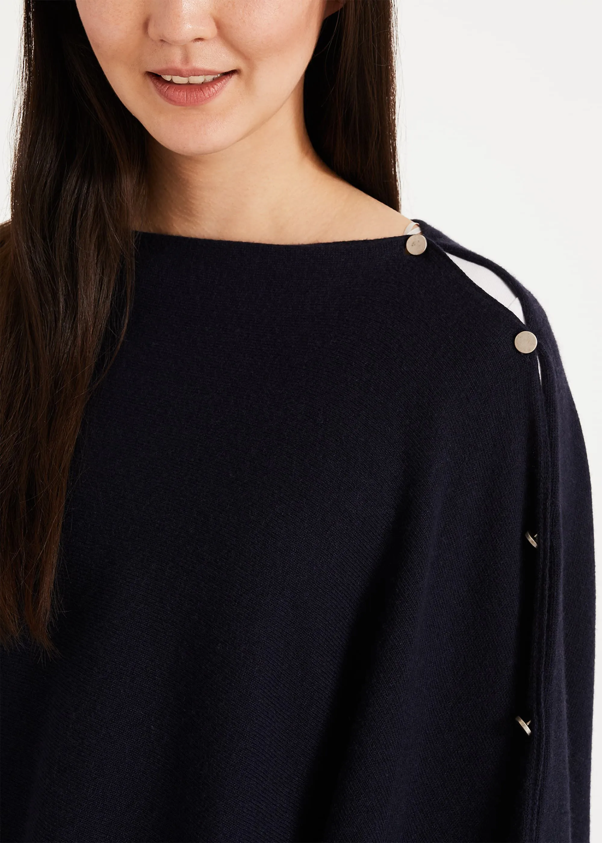 Noa Cashmere Blend Poncho