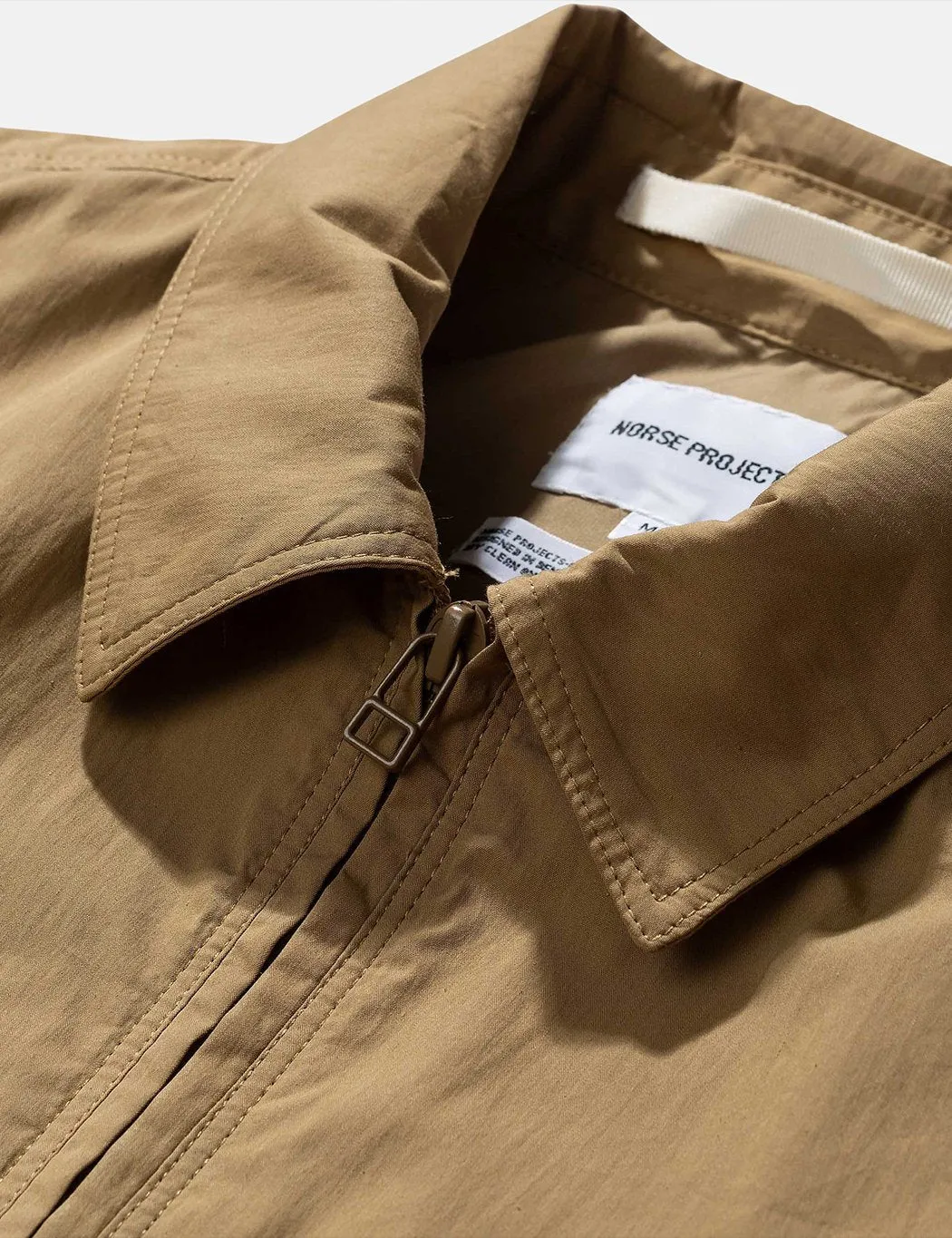 Norse Projects Jens Zip Packable Jacket - Utility Khaki