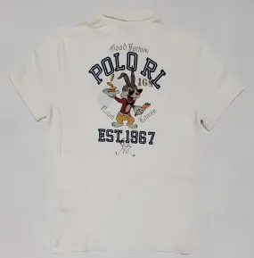 Nwt Polo Ralph Lauren White Lunar Custom Slim Fit Polo