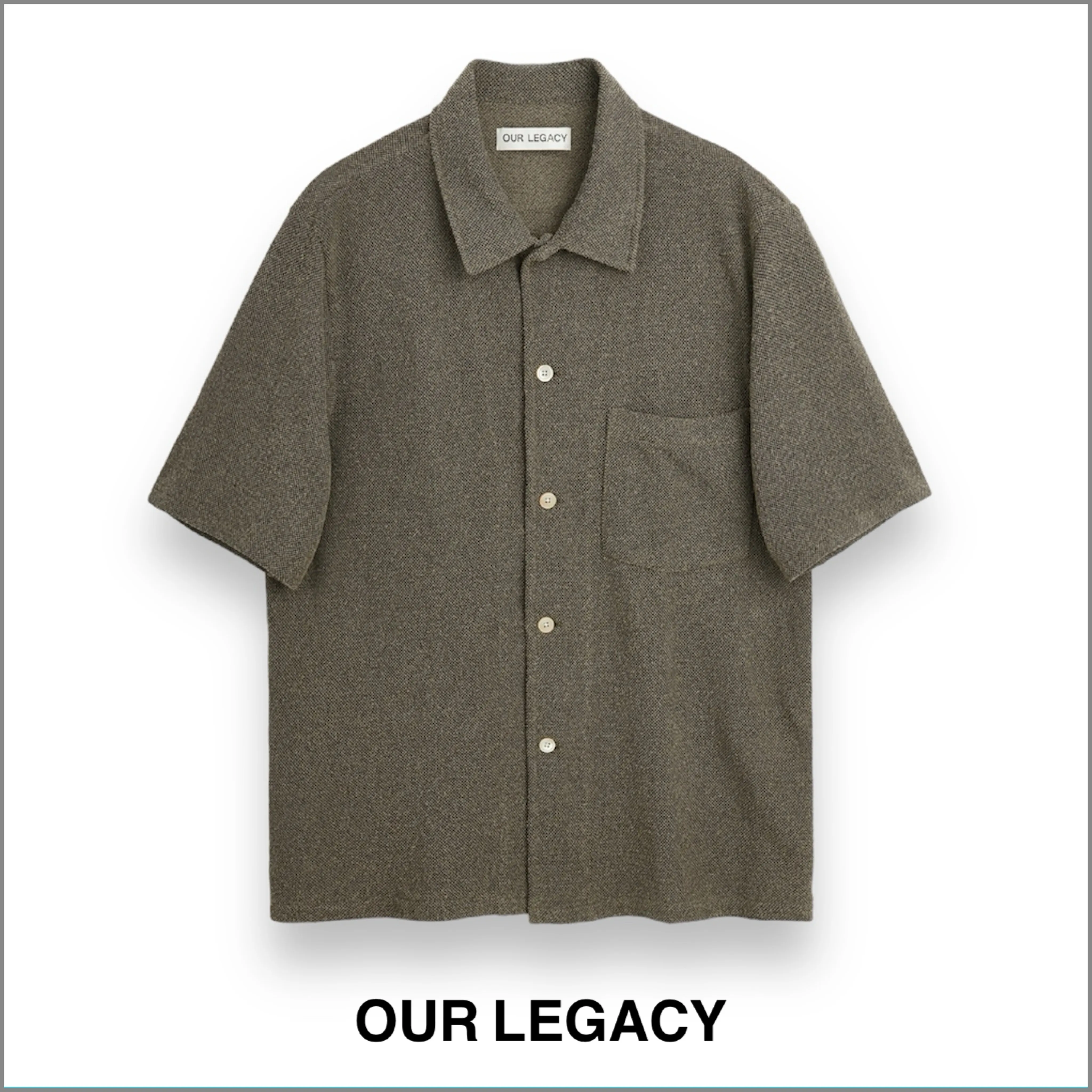 OUR LEGACY  |Street Style Plain Cotton Short Sleeves Shirts