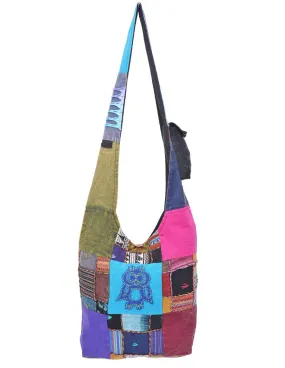 Owl Applique Hobo Bag