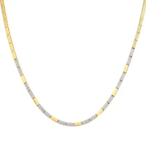 PACEY DIAMOND BAR SHAPED NECKLACE