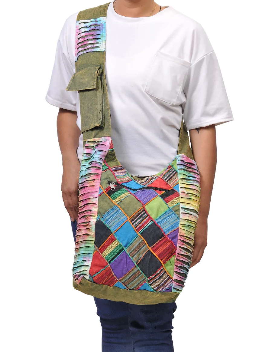 Patches & Rips Hobo Bag