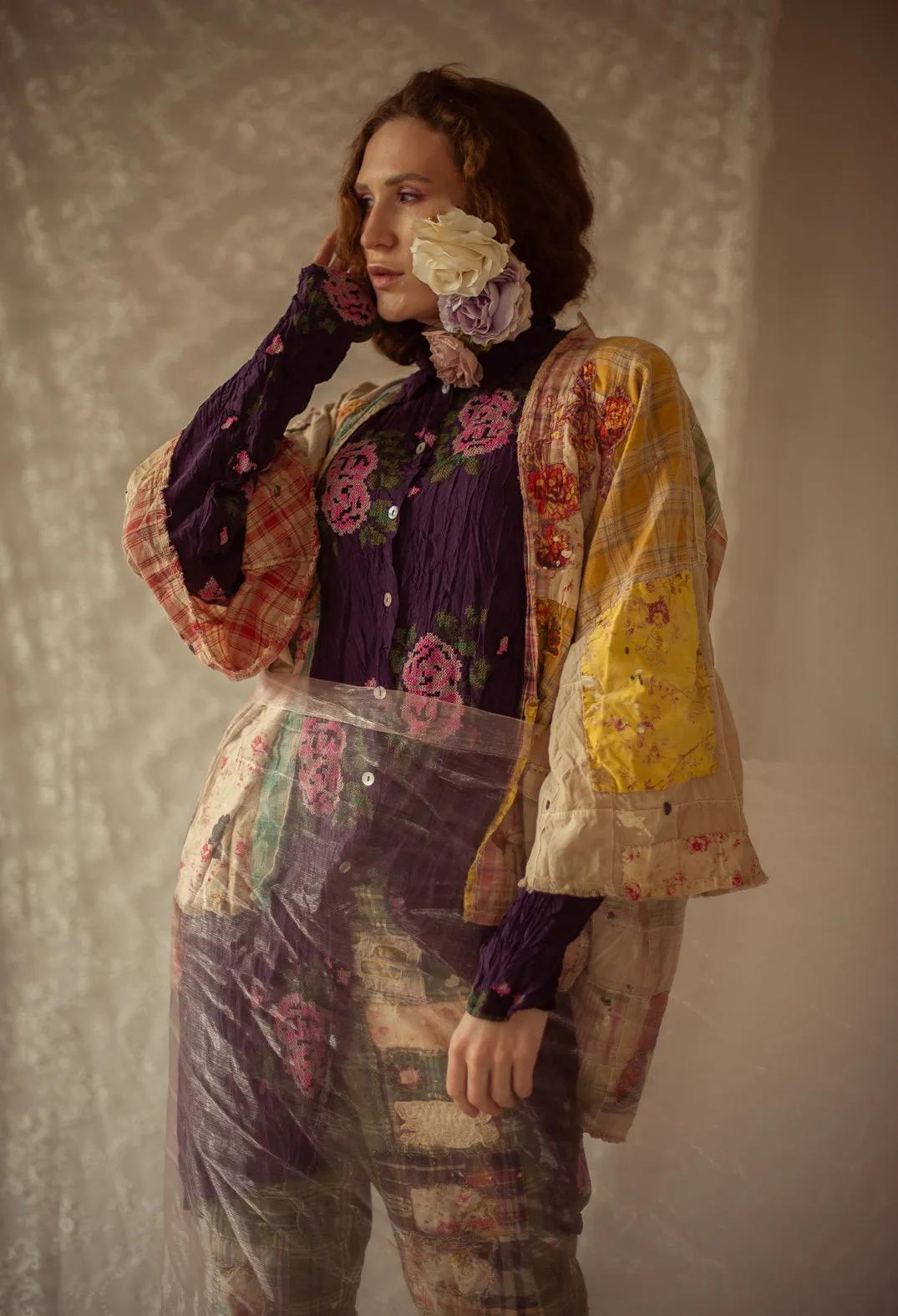 Patchwork Beatix Kimono in Madras App