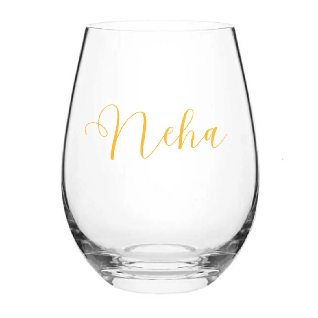 Personalised Glasses for Mocktails Unique Drinking Glasses - Name