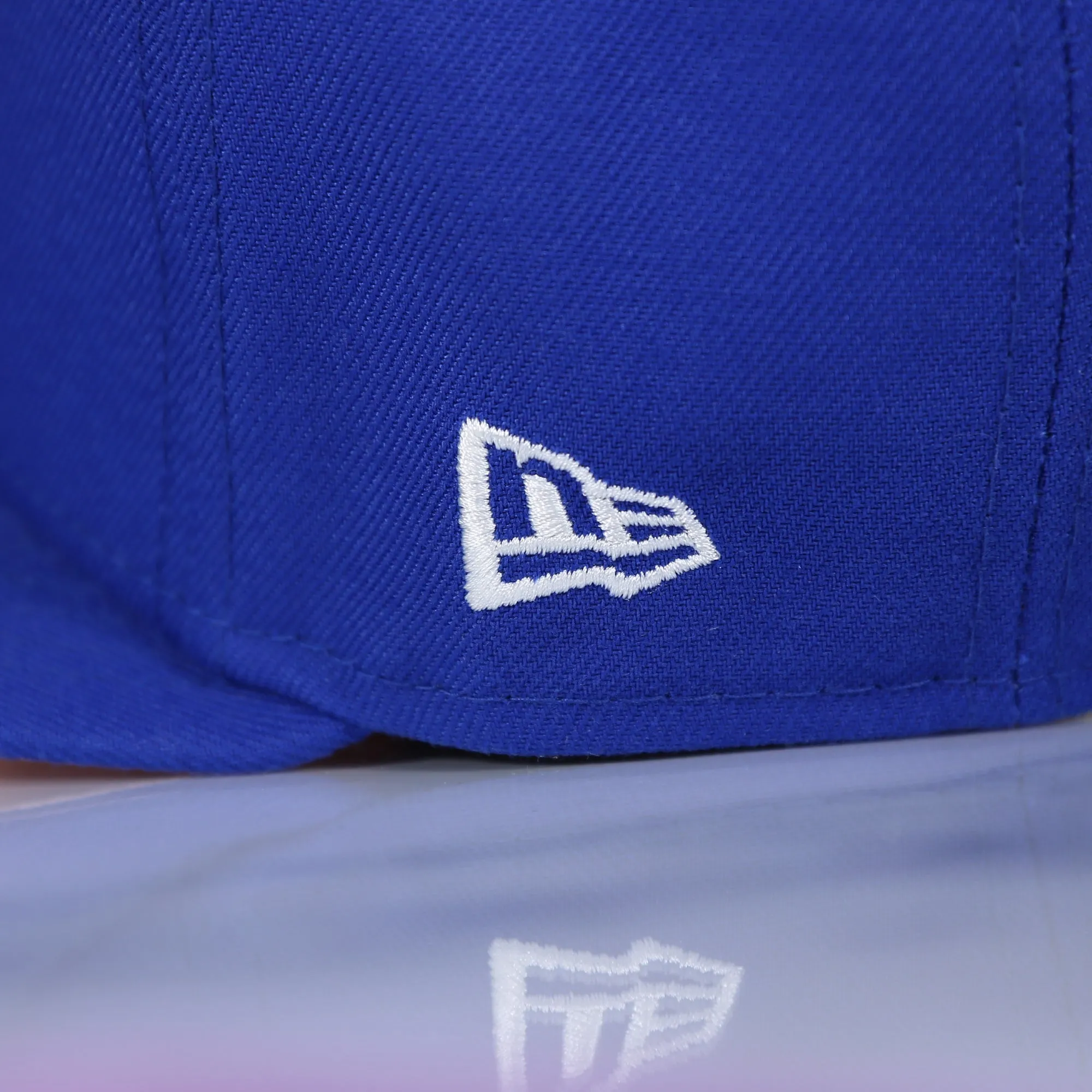 Philadelphia 76ers Pop Sweat Pastel NBA Finals Champions Side Patch Fitted Cap With Pink Undervisor | Royal Blue 59Fifty Cap