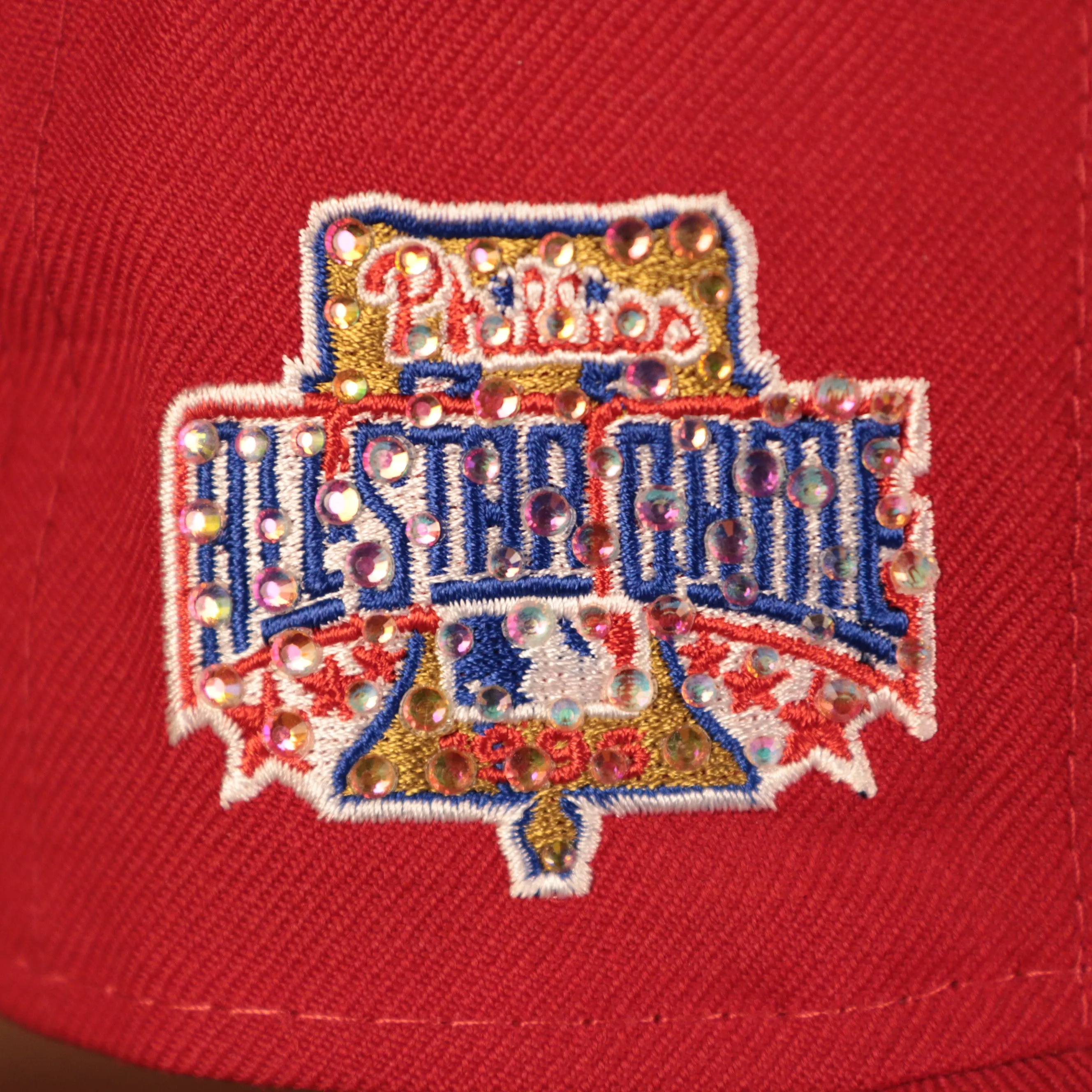 Philadelphia Phillies 1996 All Star Game Crystal Side Patch Icy Blue Bottom 59Fifty Fitted Cap