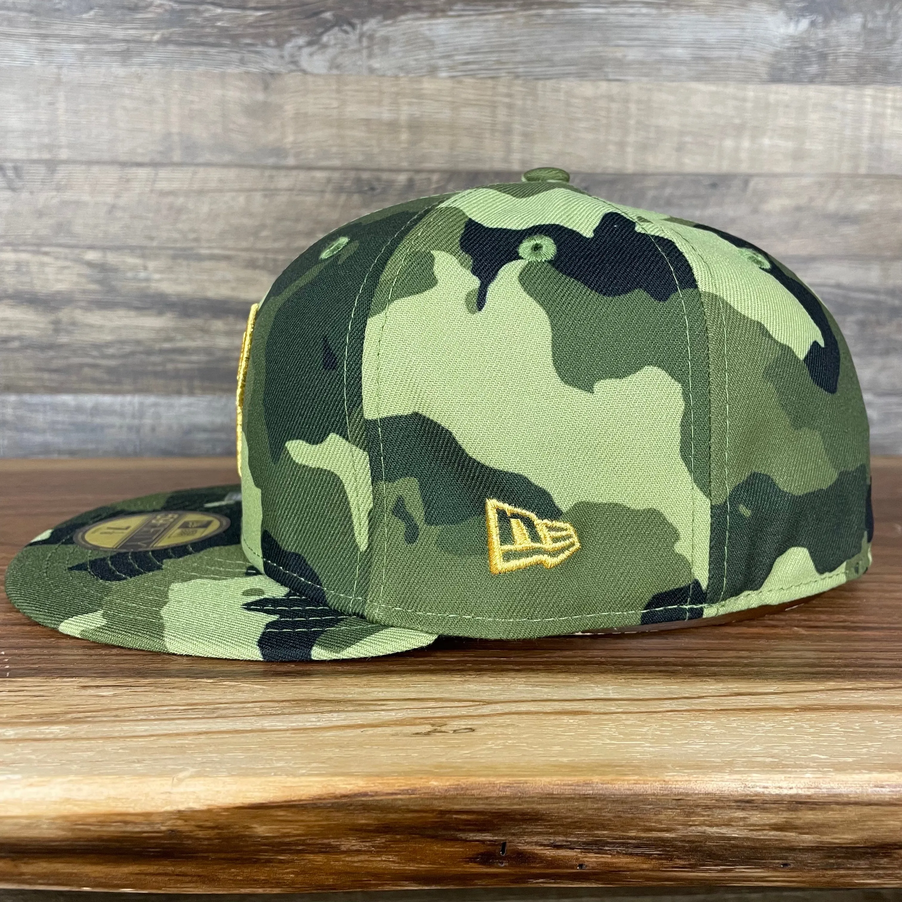 Philadelphia Phillies 2022 Armed Forces Day / Memorial Day Side Patch 59Fifty Fitted Cap | Camo