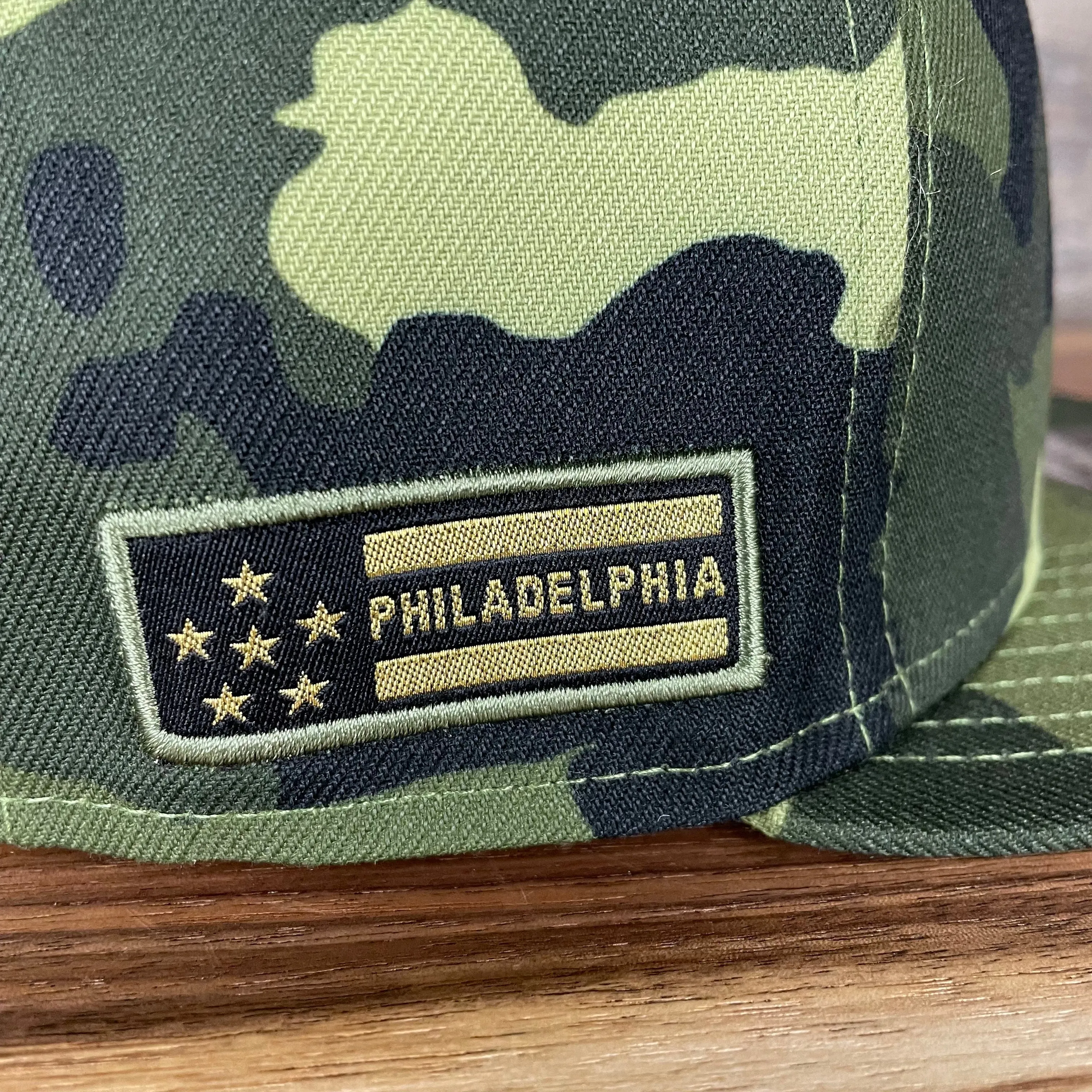 Philadelphia Phillies 2022 Armed Forces Day / Memorial Day Side Patch 9Fifty Snapback | Camo