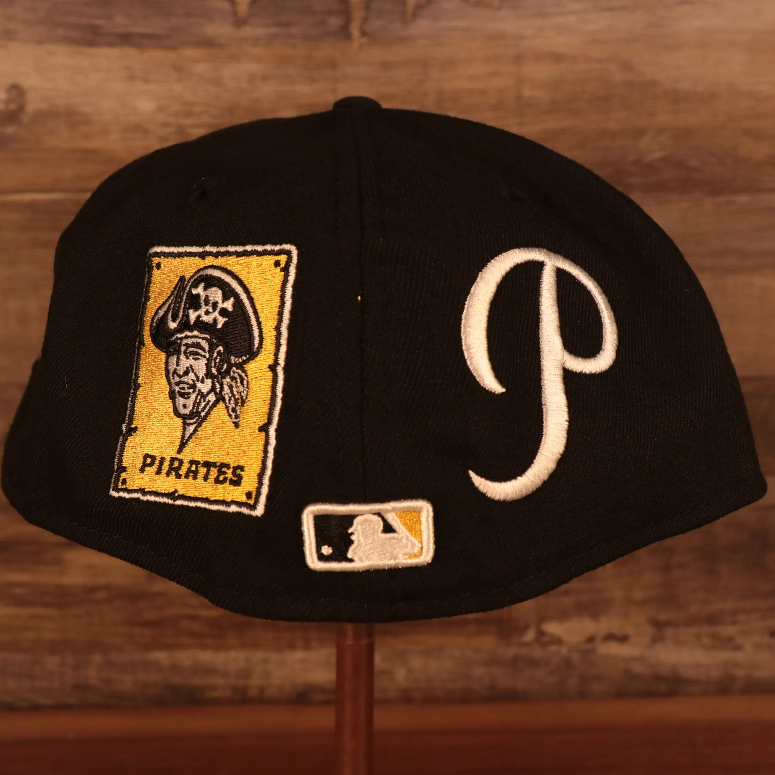 Pittsburgh Pirates Patch Pride All Over Gray Bottom Side Patch 59Fifty Fitted Cap