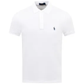 Polo Golf Slim Fit Cotton Knit Polo White - SU24