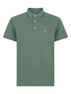 Polo in Heavy Duty Piquet - Fant.Dark Forest