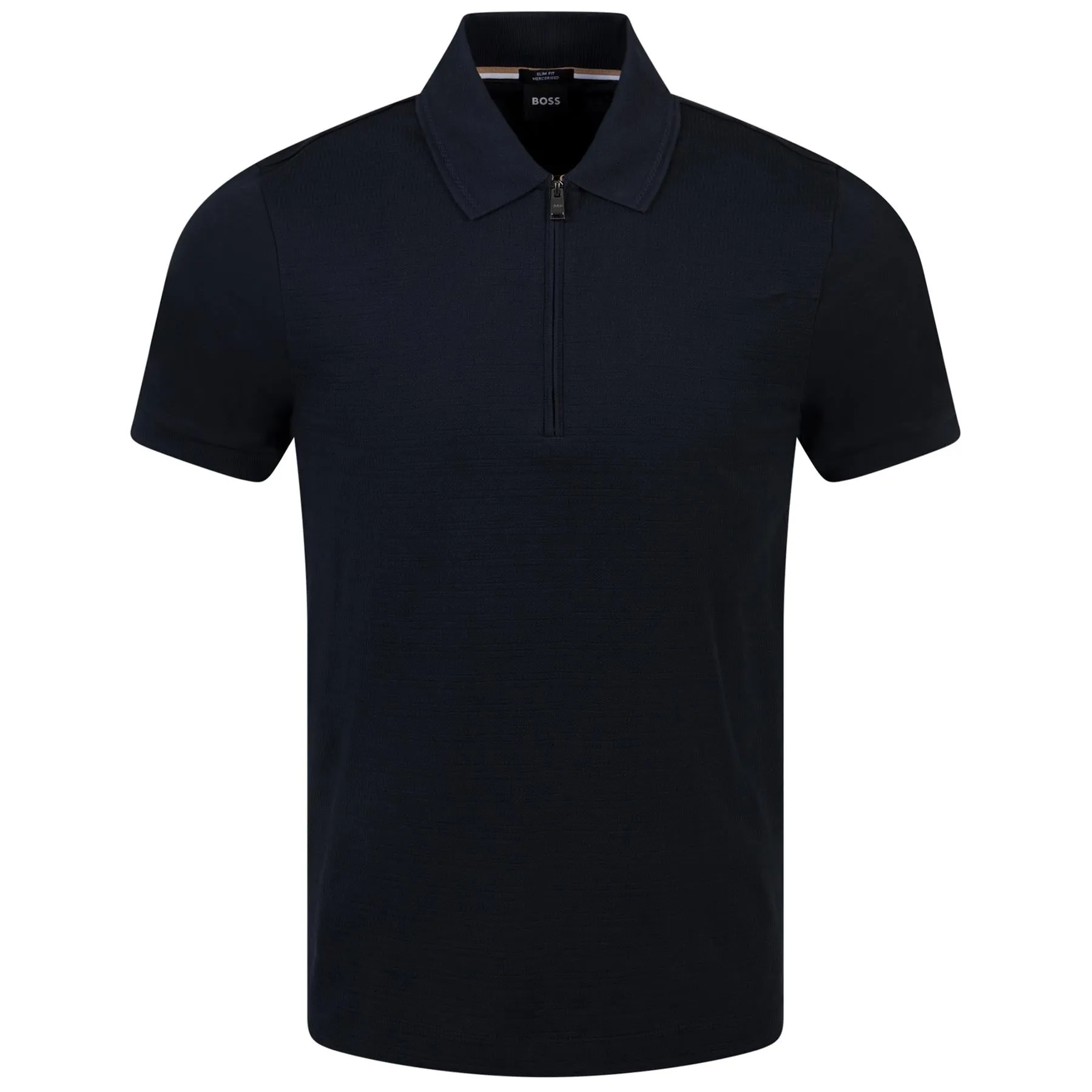 Polston 34 Cotton Jersey Slim Fit Polo Dark Blue - W23