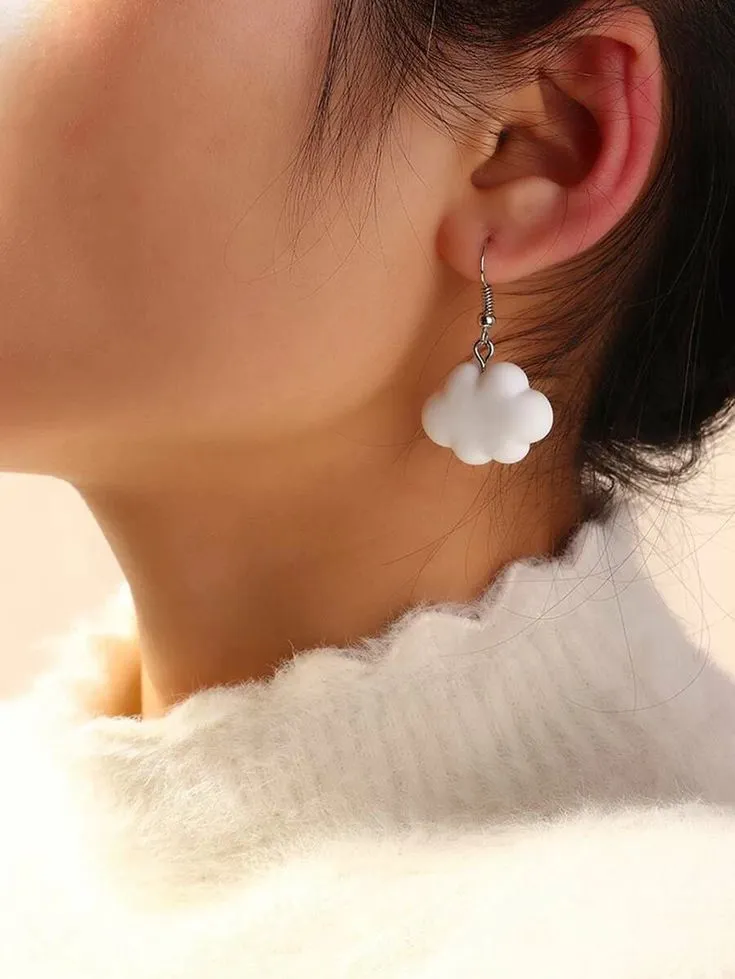 Purple Cloud Earrings