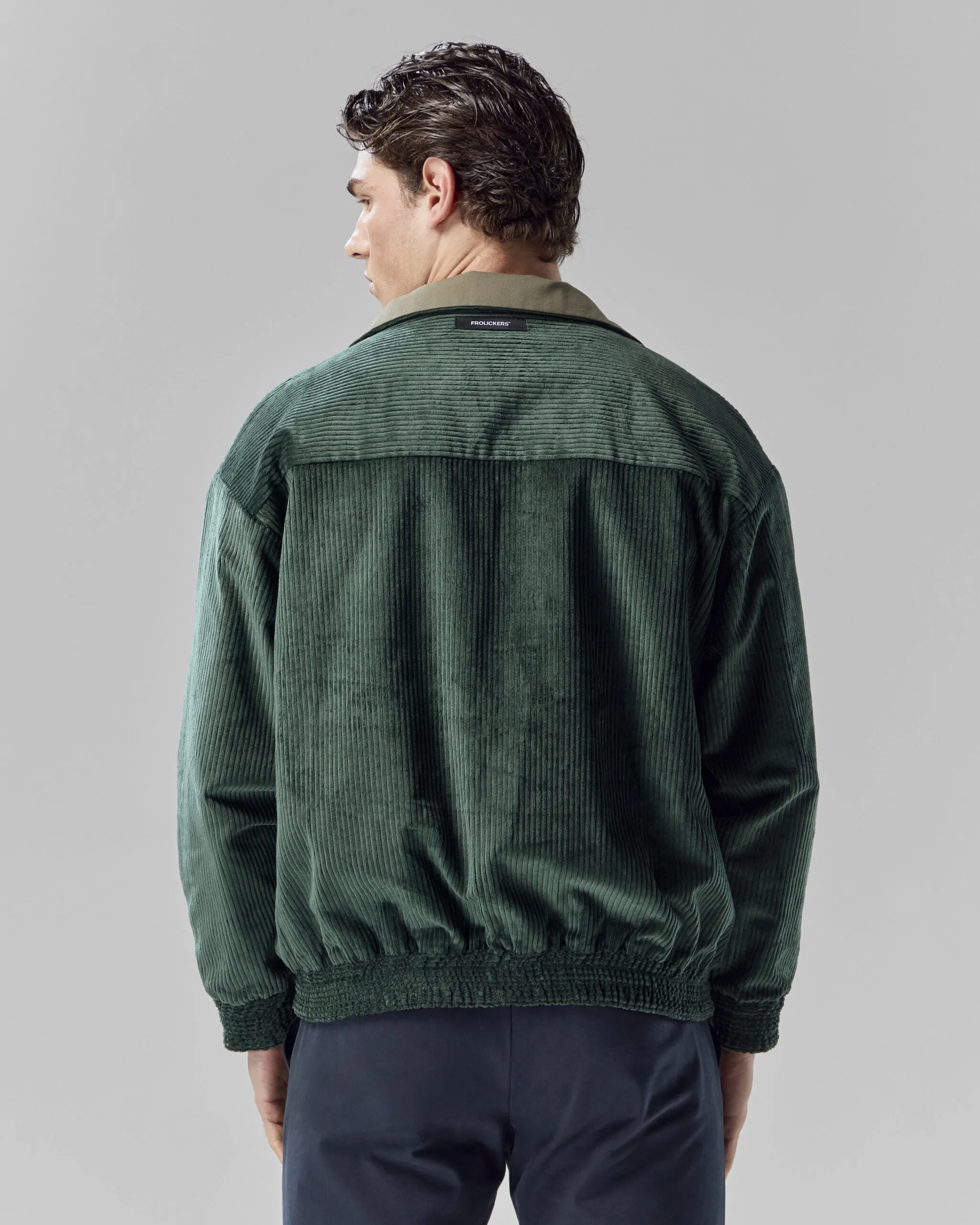 Reversible Corduroy Jacket | Olive / Evergreen