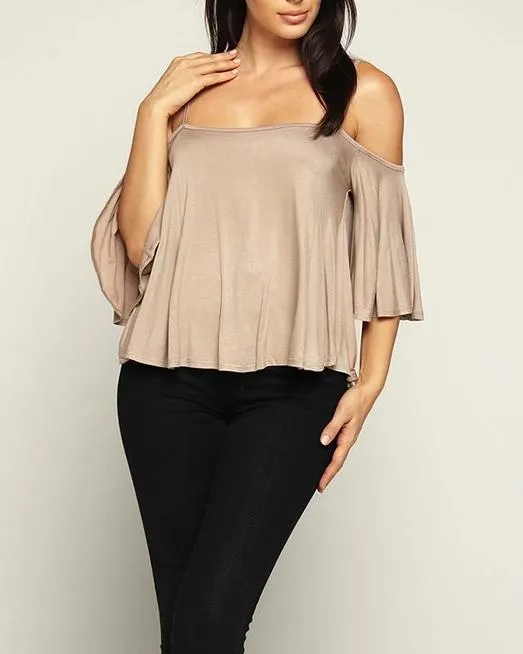 Samantha Cold Shoulder Top