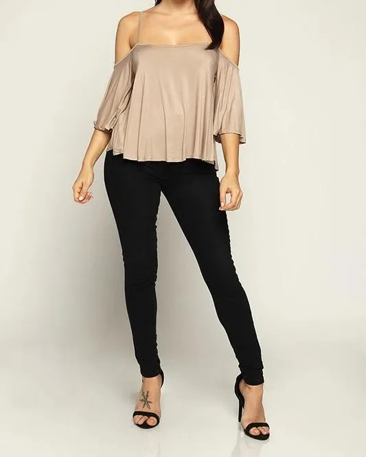 Samantha Cold Shoulder Top