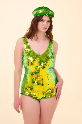 SEA CIRCUS SEQUIN PLAYSUIT - MANTIS