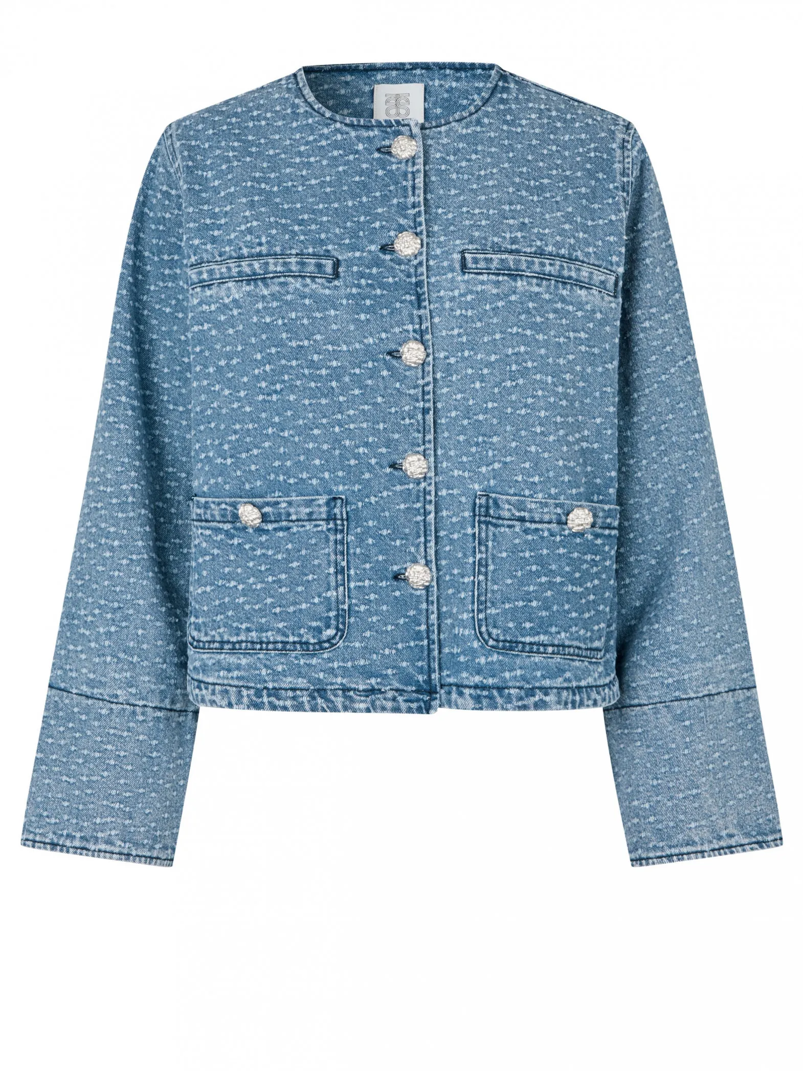 SECOND FEMALE JACKET ANGOLA BLUE DENIM