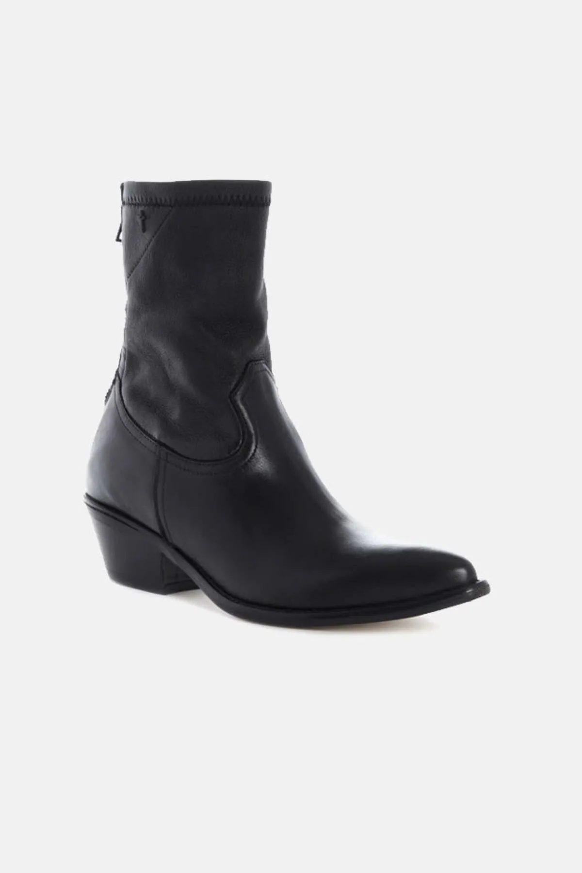 Short Western Boots - Black