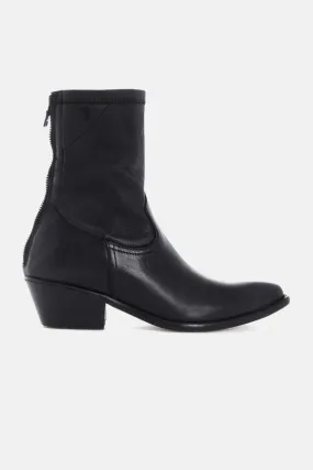 Short Western Boots - Black