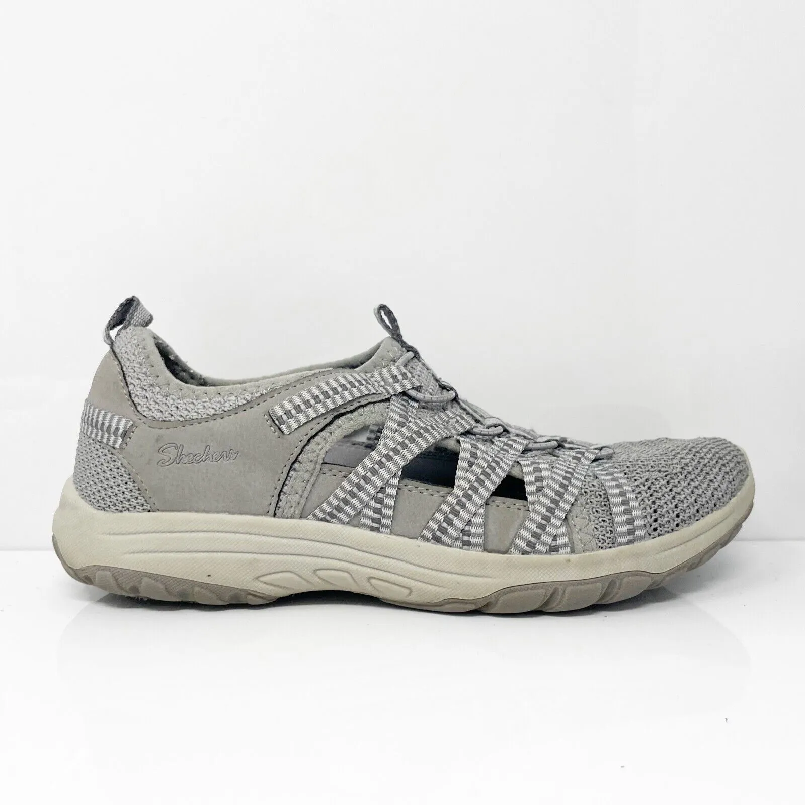 Skechers Womens Reggae Fest 2.0 Happy Getaway 158383 Gray Casual Shoes Sneaker 8