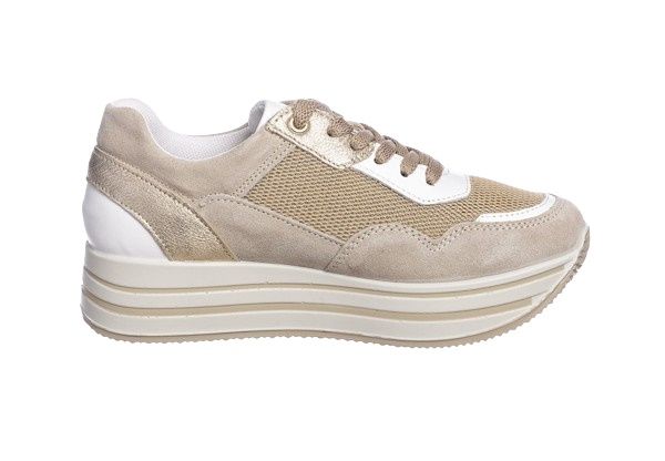 SNEAKERS IGI&CO DONNA SCAMOSC./RETE BEIGE 3661011