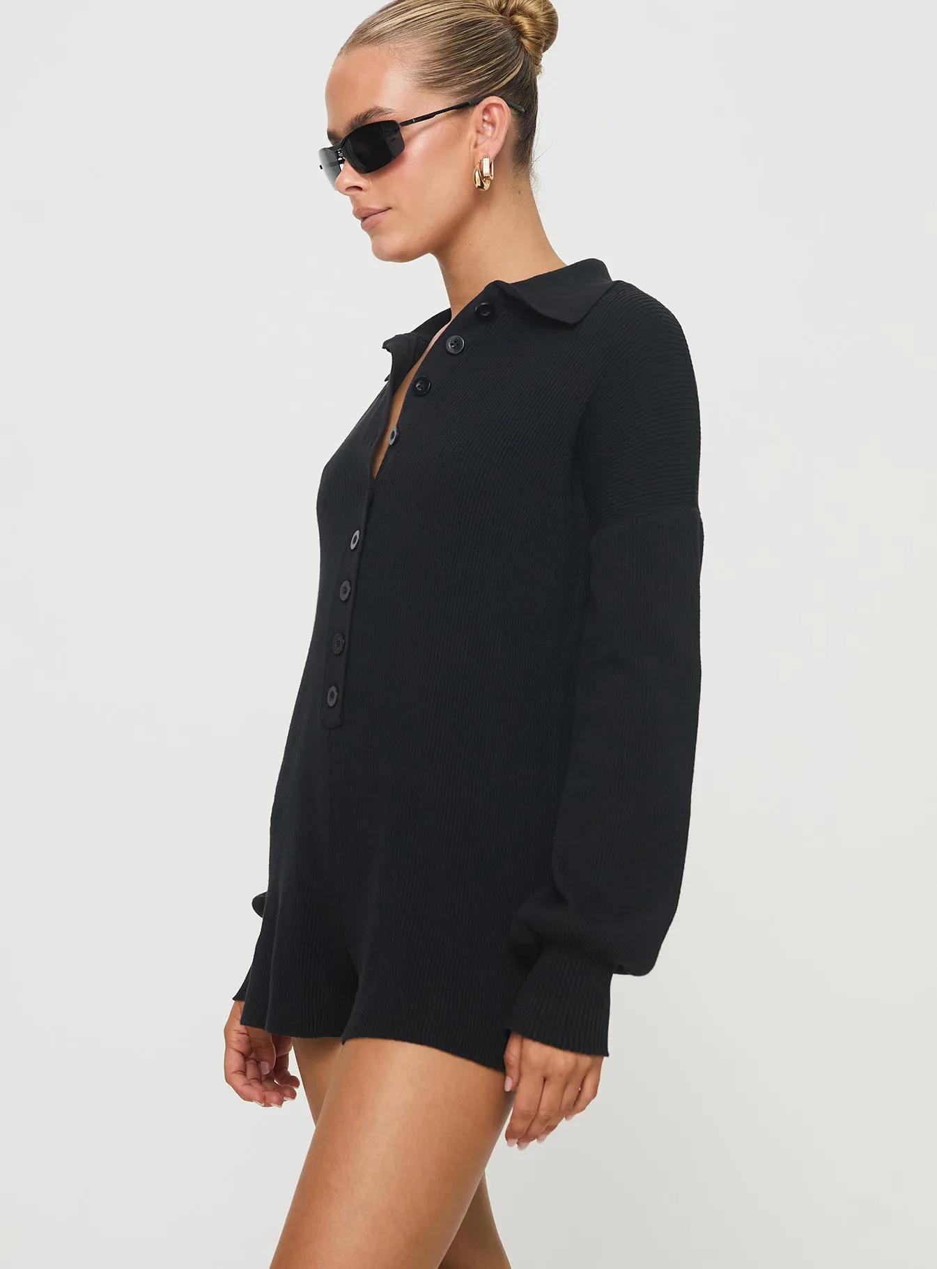 Sofie Playsuit Black