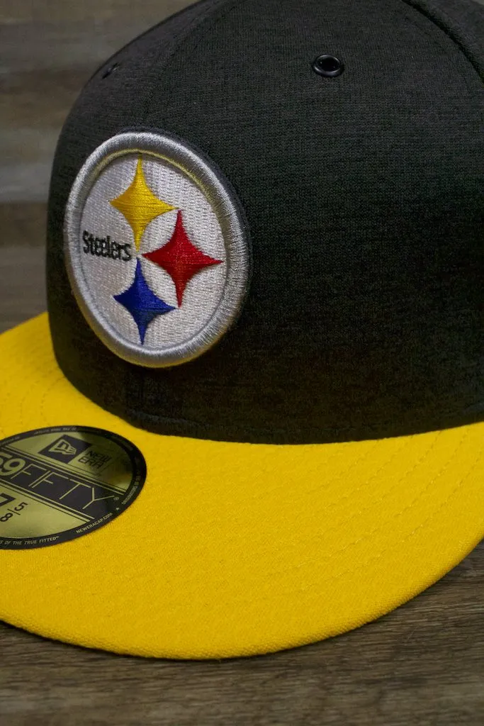 Steelers On Field Fitted Cap | Pittsburgh Steelers 2018 On-Field 59Fifty Fitted Cap