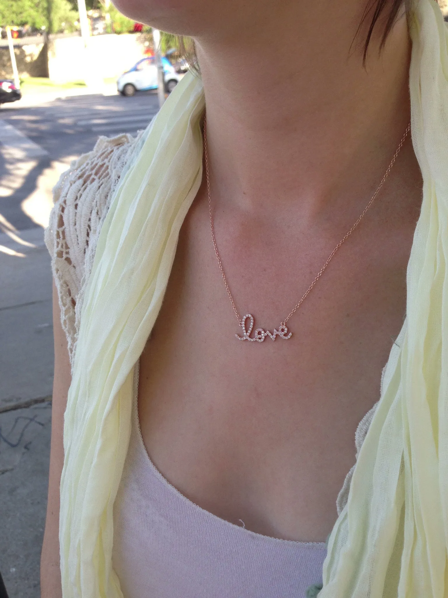 Sterling Love Necklace SALE