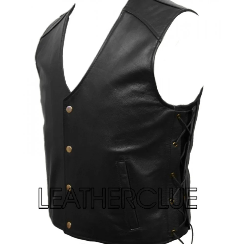 Stylish Leather Waistcoat