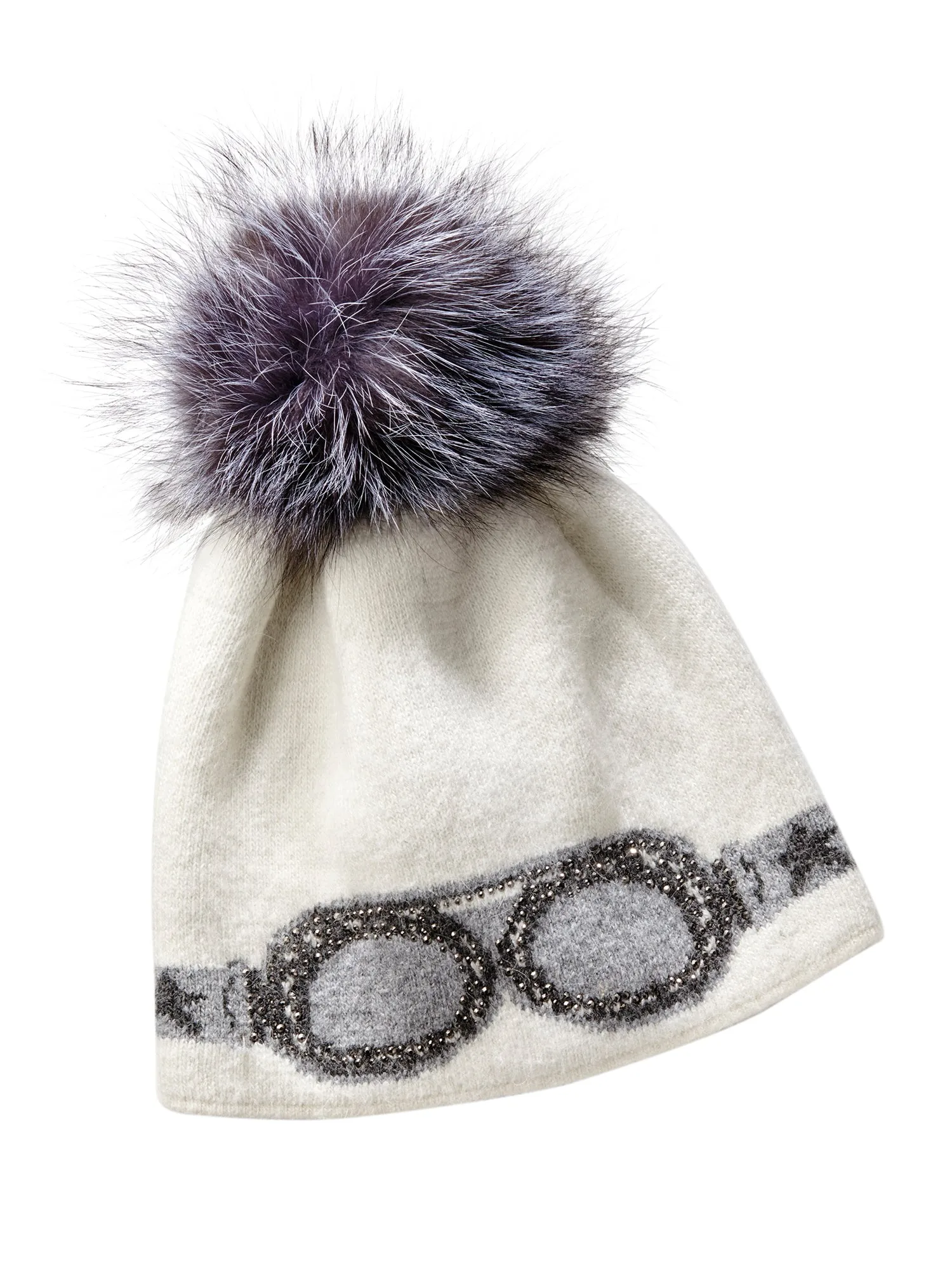 Sunglass Pom Knit Hat