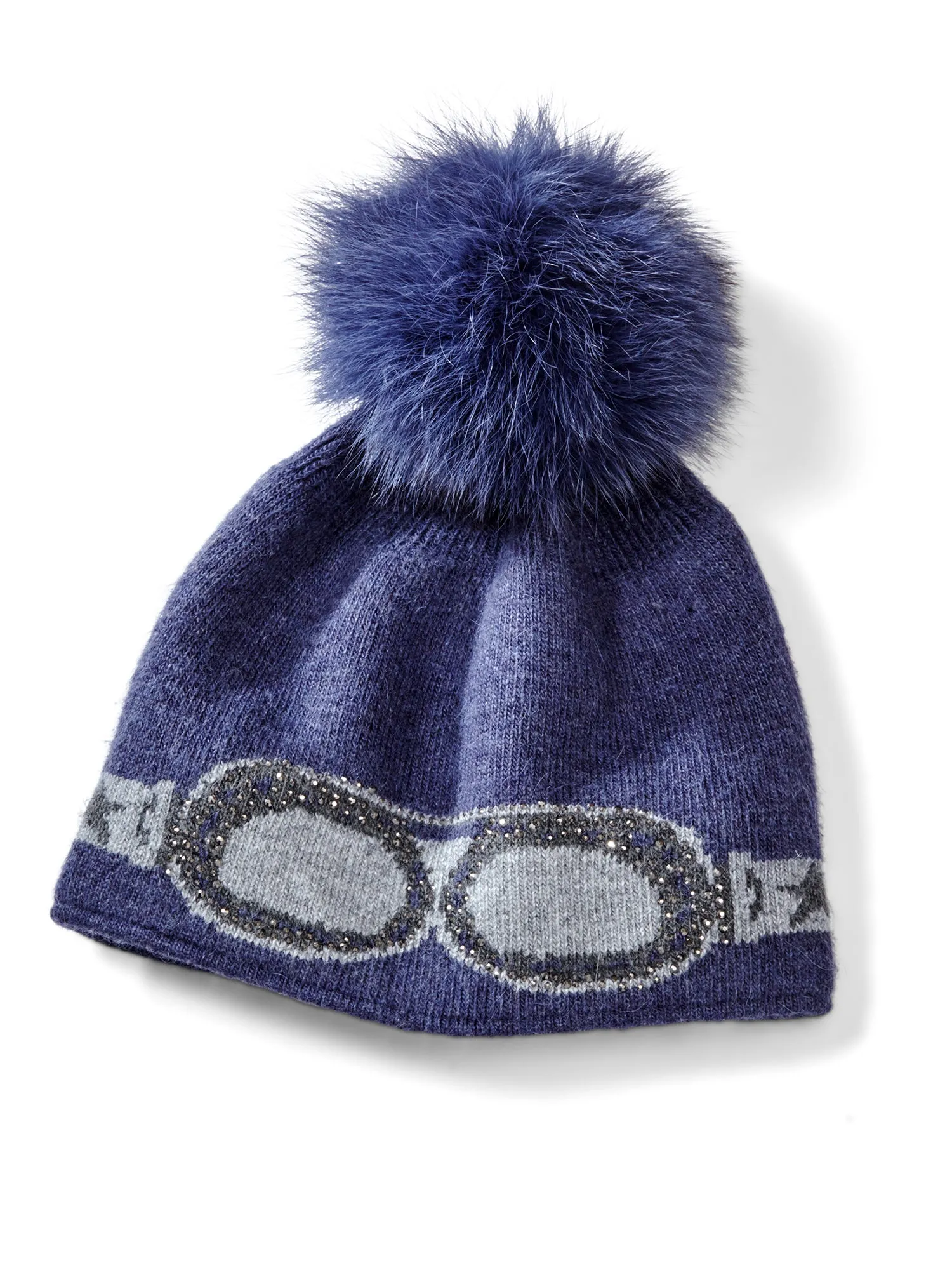 Sunglass Pom Knit Hat