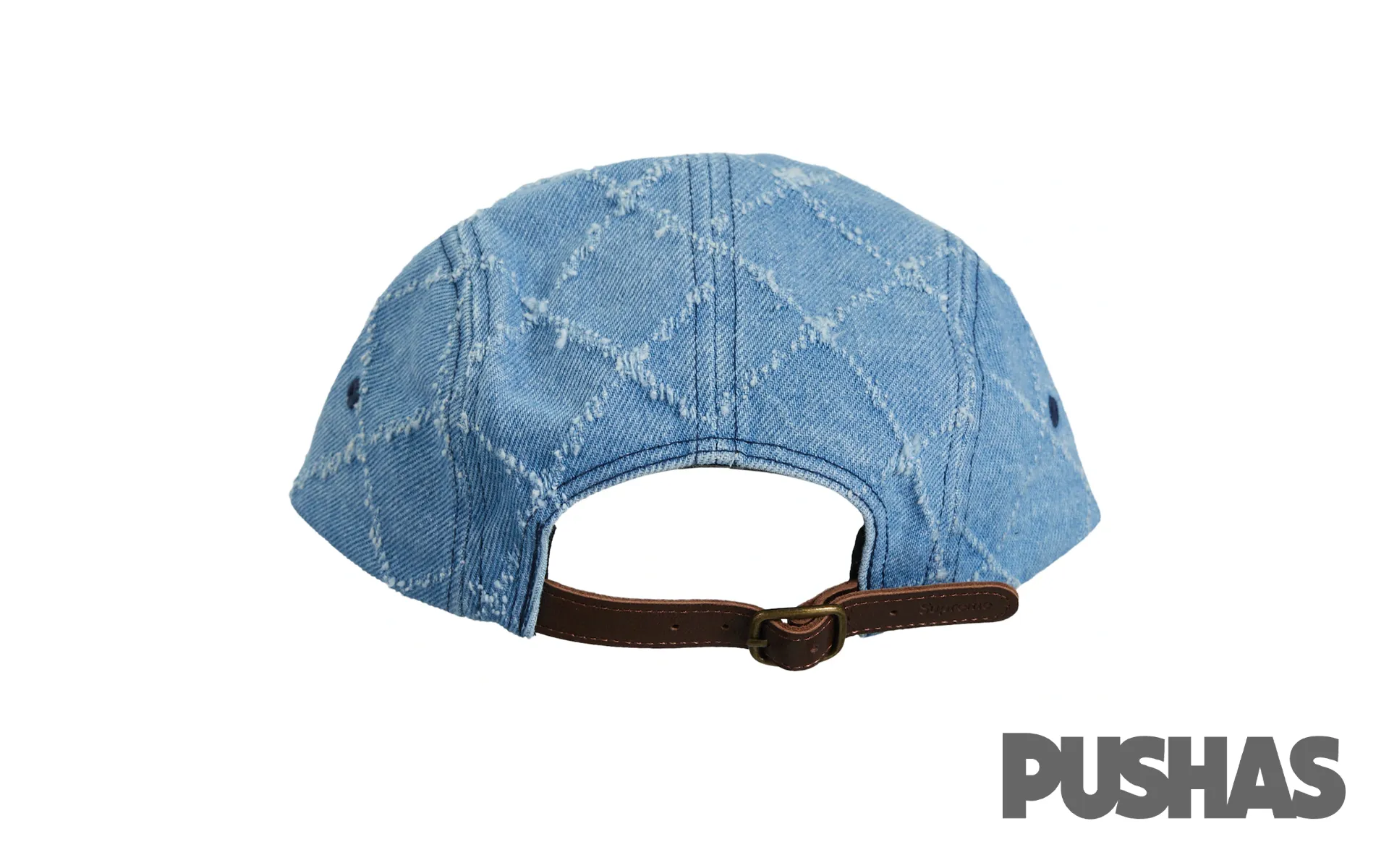 Supreme Punch Denim Camp Cap 'Washed Indigo' (2023)