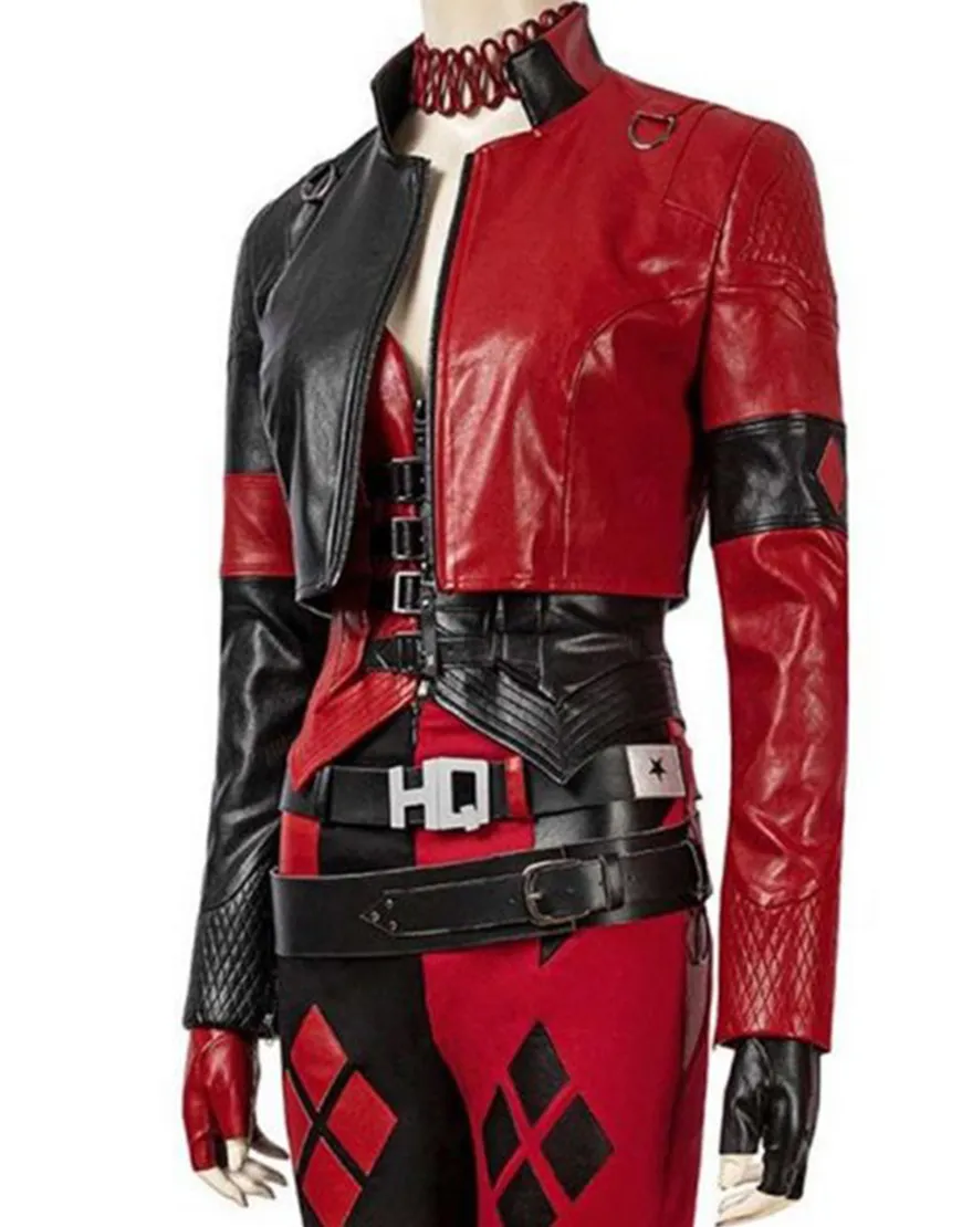 The Suicide Squad 2021 Harley Quinn Cropped Jacket | Ujackets.com