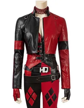 The Suicide Squad 2021 Harley Quinn Cropped Jacket | Ujackets.com