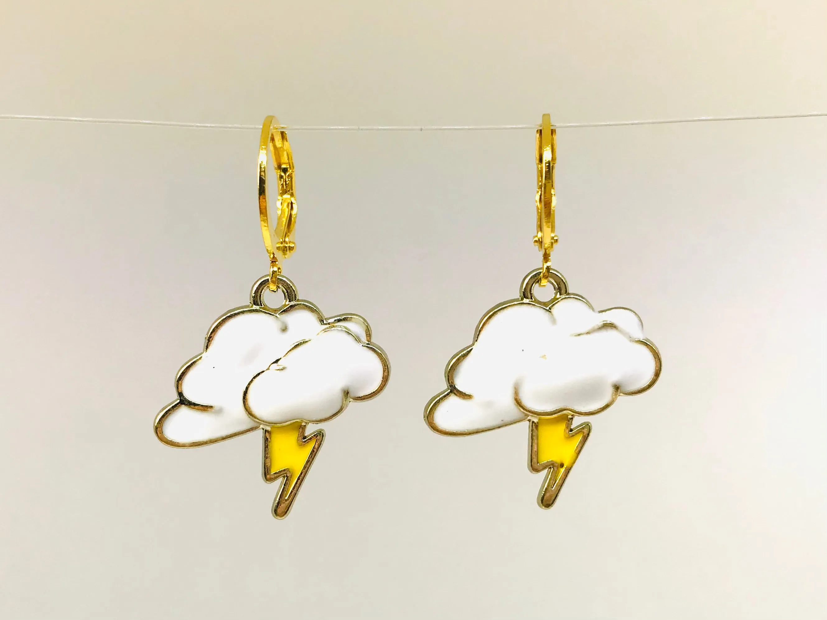 Thunder and Cloud Earrings