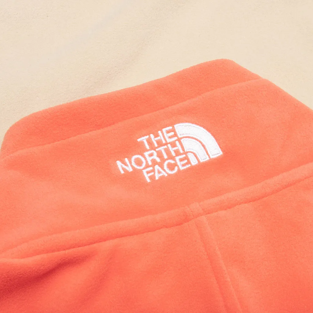 TNF Polartec 100 1/4  Zip - Gravel/Utility Brown/Retro Orange