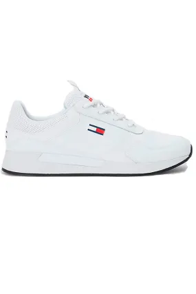 Tommy Hilfiger Leather Logo Trainers White