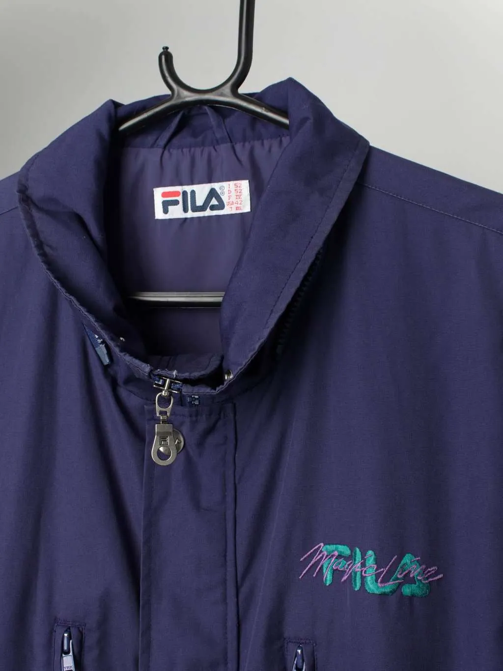 Vintage Fila magic line jacket in deep purple – Large / XL