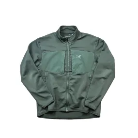 Vintage Green Arc'Teryx Full Zip Fleece Lined Jacket - Large