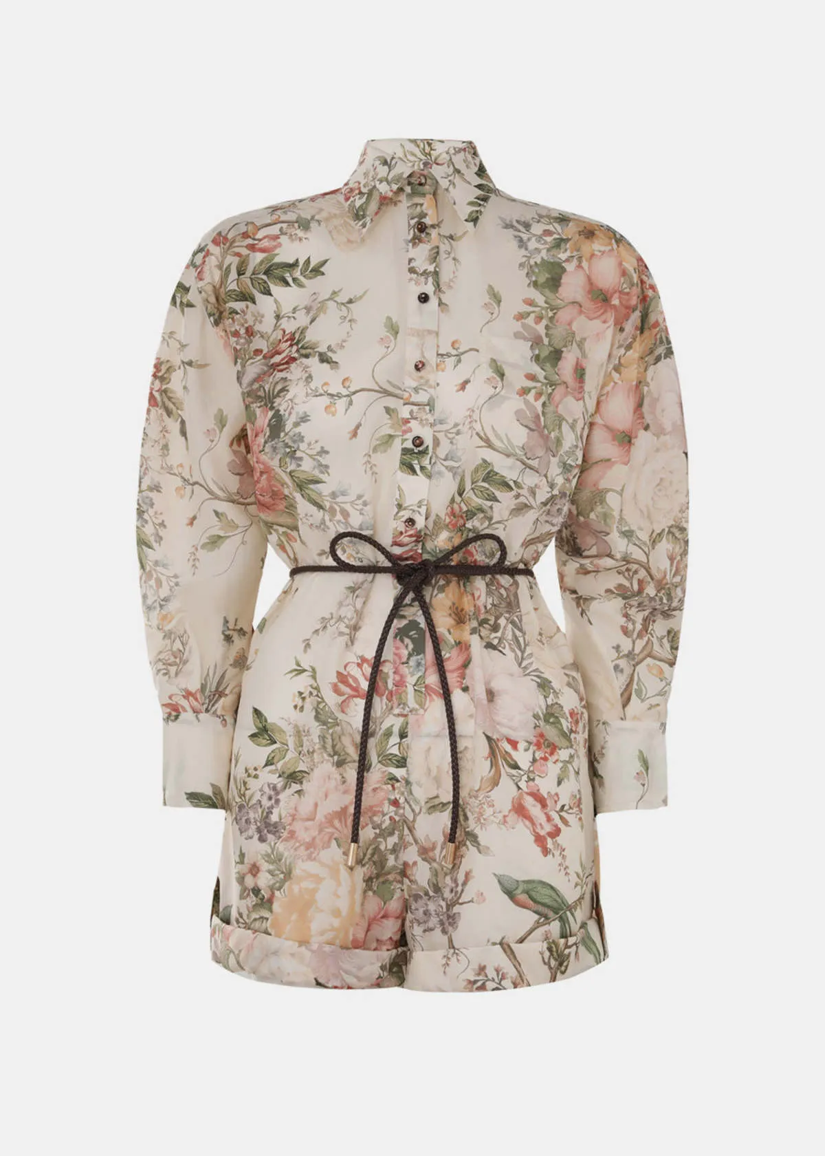 Waverly Shirt Playsuit - Multi