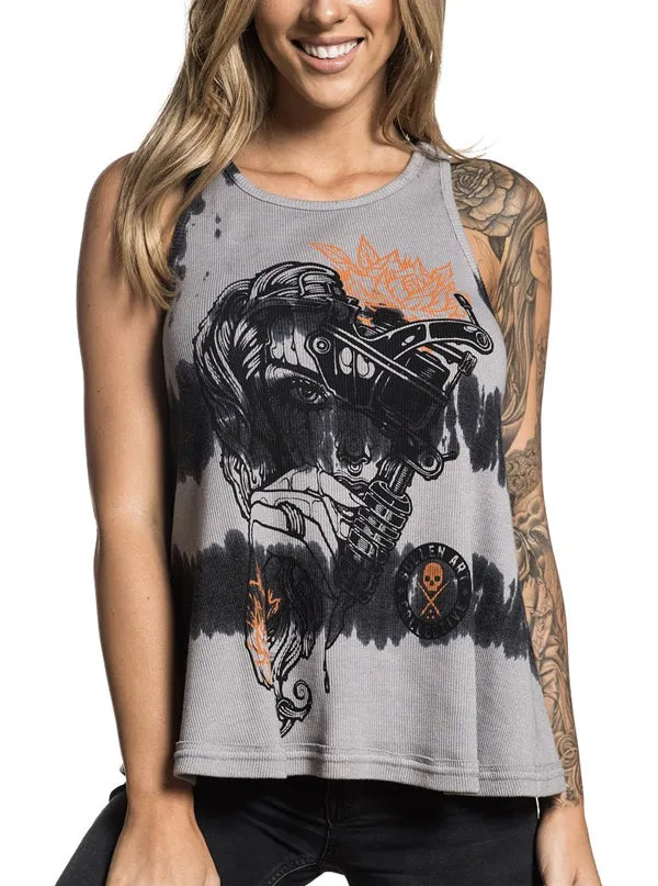 Women's Ink Machine Tank (Ink Blot)