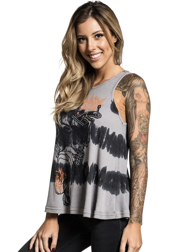 Women's Ink Machine Tank (Ink Blot)