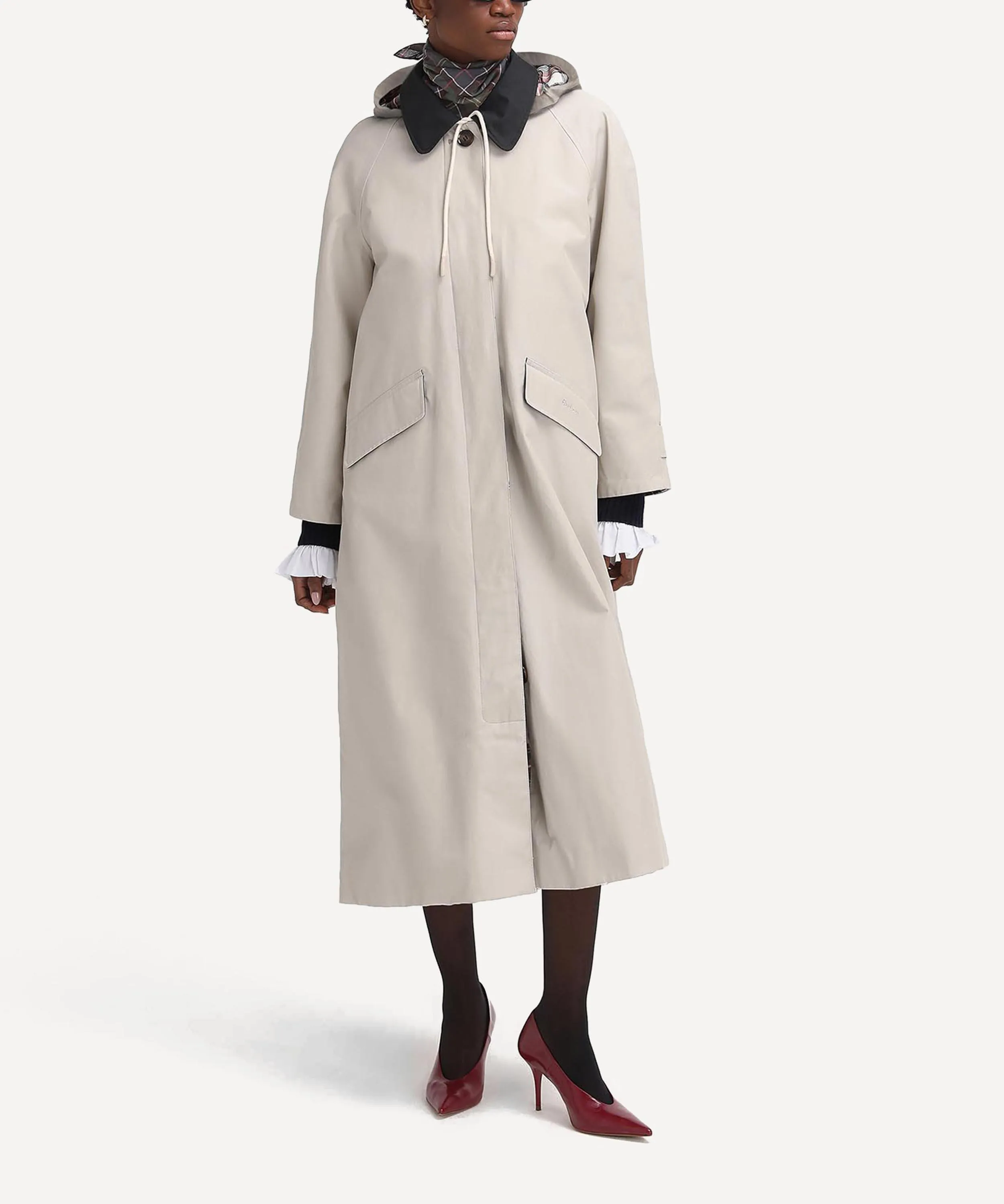 x The Edit by Alexa Chung Natalie Waterproof Trench Coat