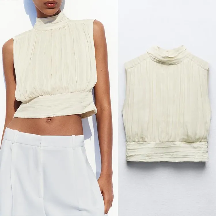 ZARA  |Casual Style Sleeveless Party Style Elegant Style