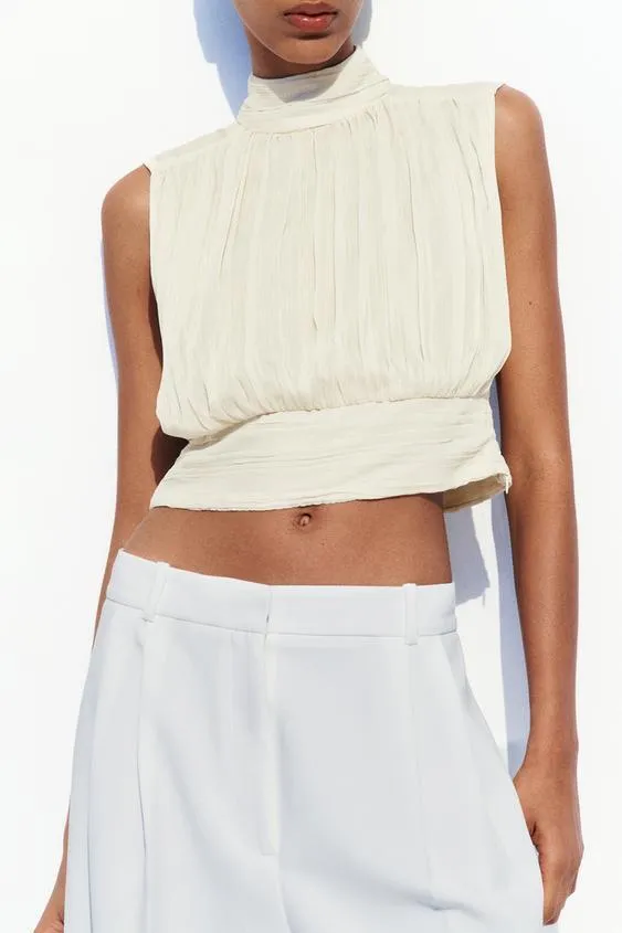 ZARA  |Casual Style Sleeveless Party Style Elegant Style